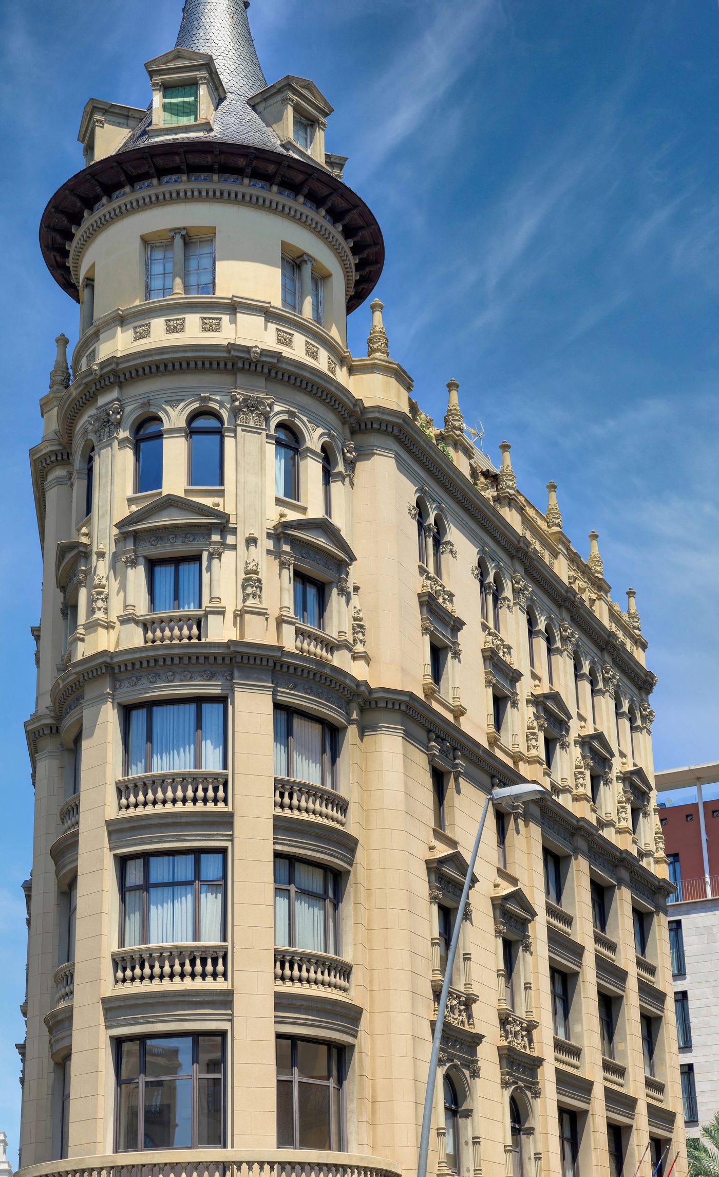 Edificio modernista en el Eixample